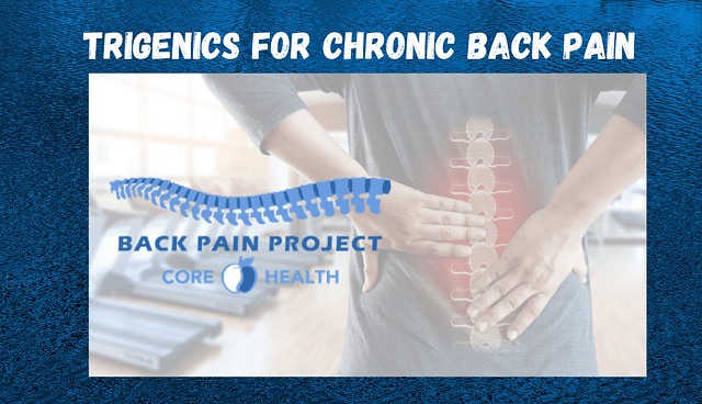 The Back Pain project Stamford Darien Norwalk New Canaan treats chronic back pain with a soft tissue method called trigenics to enhance muscle and nerve conduction